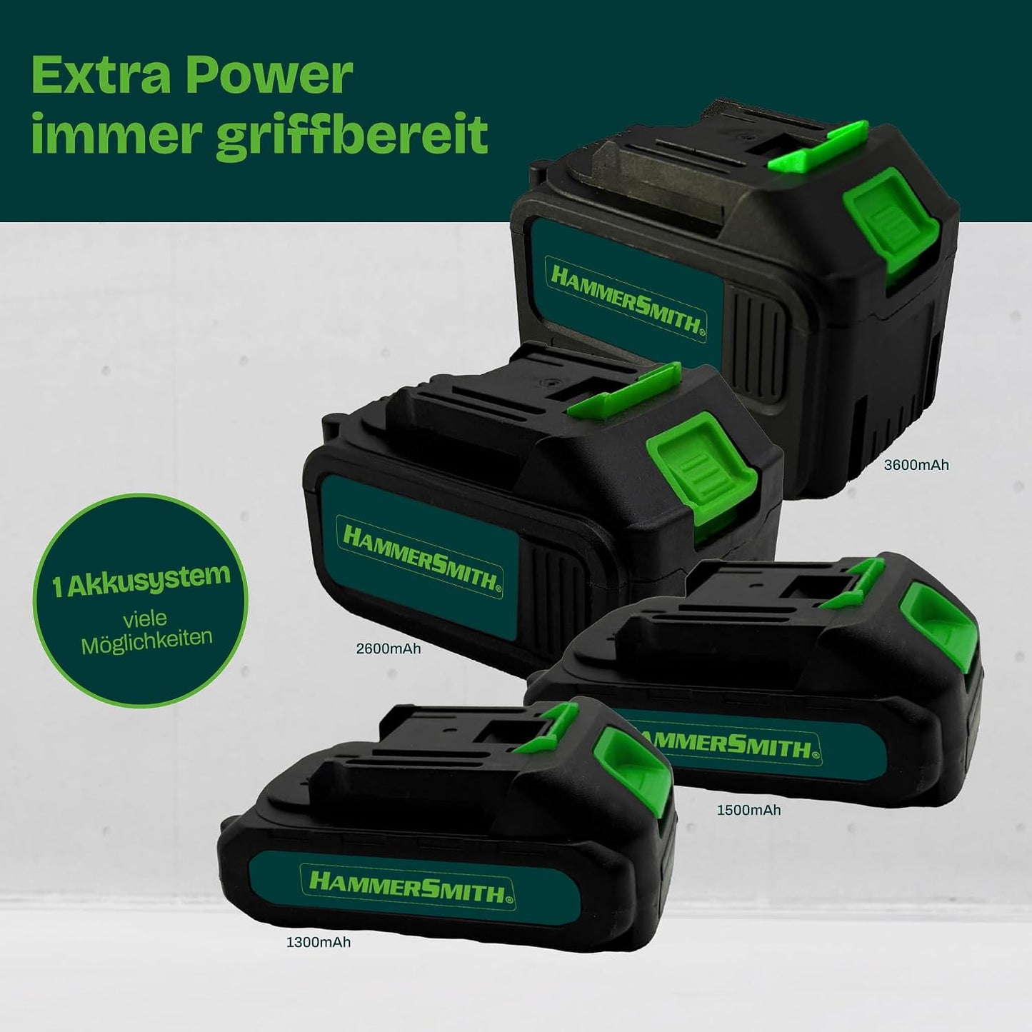 Batterie Li-Ion Hammersmith MultiBattery 3600 mAh - Universelle pour HydroBlast, VoltCut et autres