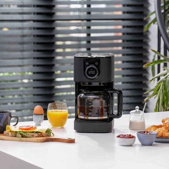 Princess 246060 Cafetière - 1.5L - 10-15 tasses - Cafetière à filtre - Noir