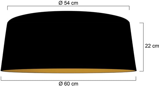 Steinhauer - abat-jour - Abat-jour - noir - lin - E27 - K2013SS