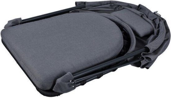 Chaise suspendue Tony avec capuchon - Gris