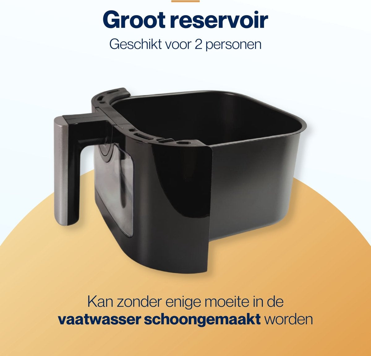 Ocina Airfryer - Friteuse à air chaud - 1600W - 4.5L - Affichage digital - Noir