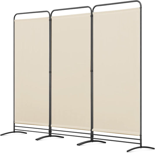 Angel Living Paravent - 3 Panneaux - 243 x 180 cm - Beige