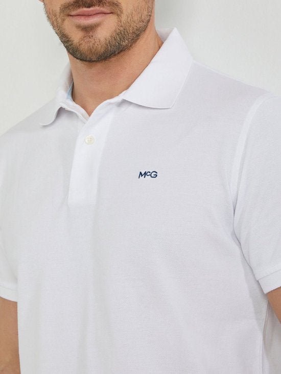 Polo McGregor Piqué blanc - Taille 3XL - Homme