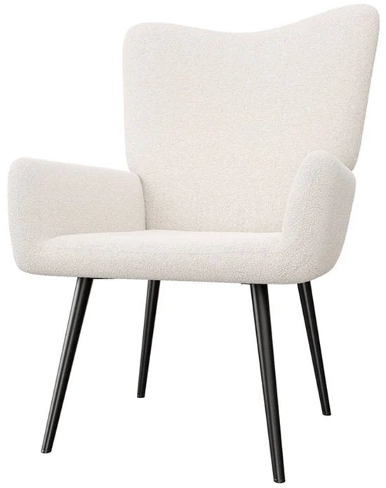 Fauteuil / Recliner Odense - Beige - Tissu bouclé
