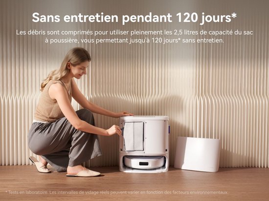 NARWAL – Freo X10 Pro – Robot aspirateur et laveur – 11 000 Pa – Nettoyage automatique