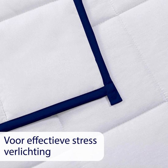 Couverture double lestée Kalm 13 KG - 200 x 220 CM - 7 couches - Couverture lestée - Couverture lourde