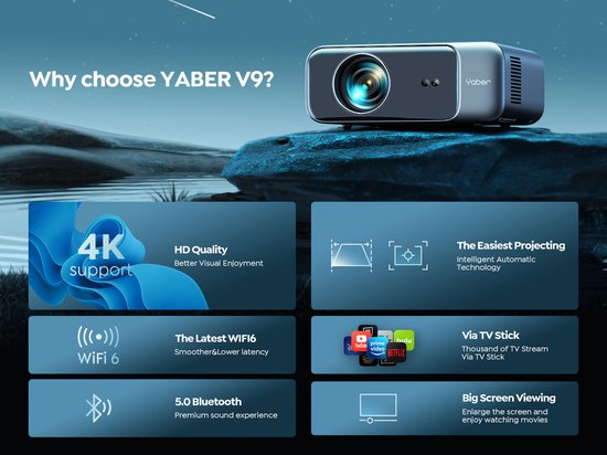 Yaber - Pro V9 - Projecteur