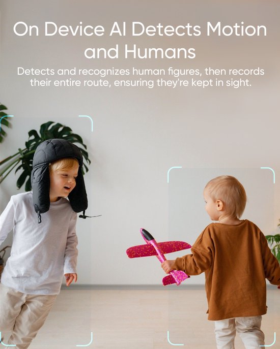 eufy Security - Indoor Cam C220 - Caméra de sécurité avec une résolution 2K et un système PTZ à 360°