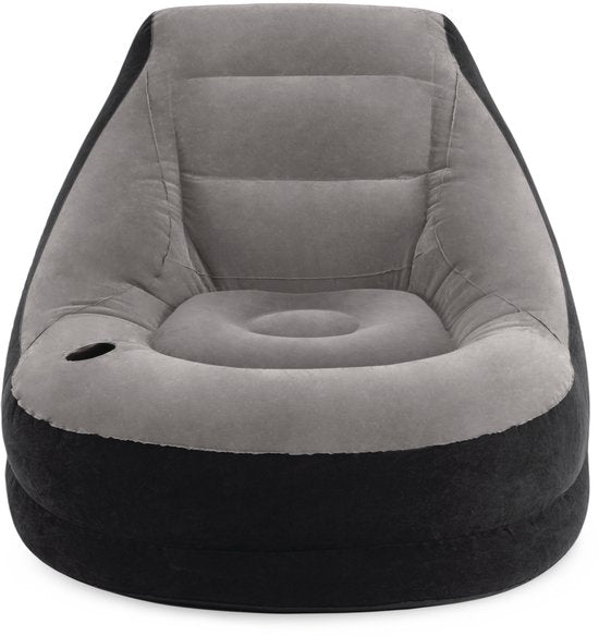 Intex - Chaise gonflable - Ultra Lounge avec pouf - 102cm x 137cm x 79 cm