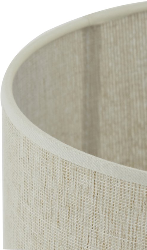 Light & Living Abat-jour Breska - 35 x 30 x 35 (L x H x P) - Tissu - Couleur sable