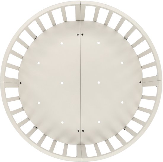 Lit rond Puck - Oatmeal - Matelas inclus