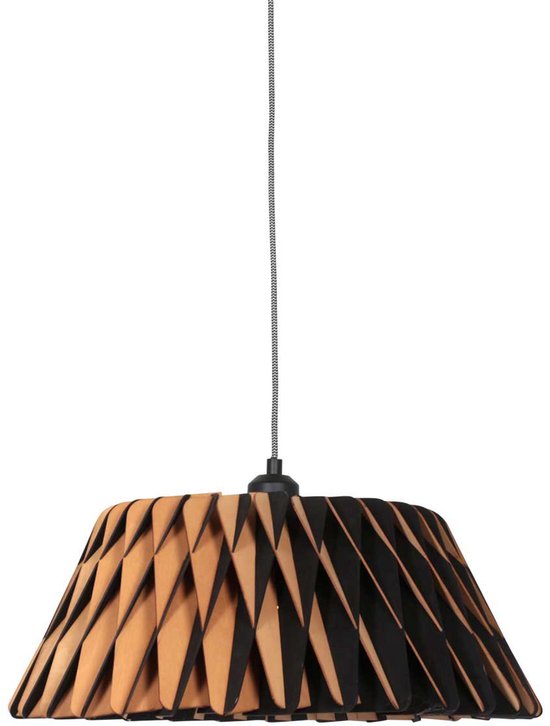 Anne Lighting - suspension - Maze - naturel - bois - Ø 46 cm - E27 - 3490BE