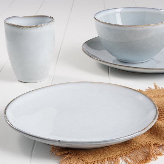 Mica Decorations Service de vaisselle Tabo 4 personnes - Gris