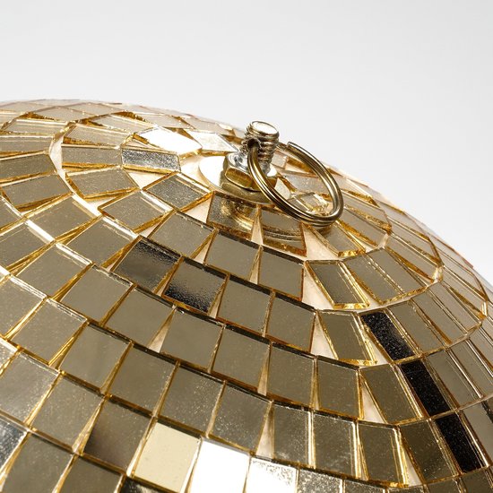 Mica Decorations Boule de Noël disco - Ø 50 cm - Champagne