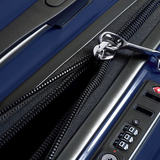 VALISE À ROULETTES DELSEY PARIS Shadow 5.0 4DR 80 Bleu marine Bleu foncé