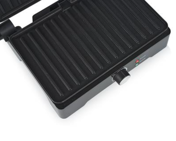 Grill de table Tristar GR-7908KL - 1 500 W - Ouverture à 180° - Revêtement antiadhésif - Noir