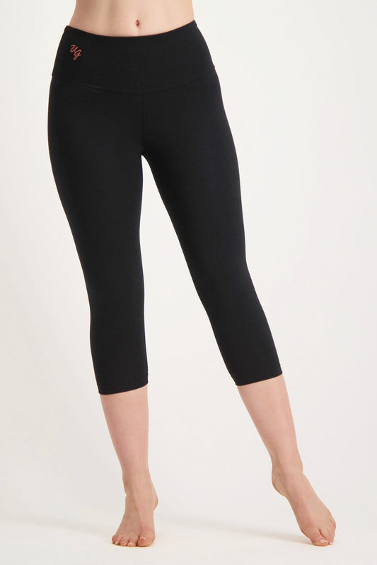 Urban Goddess - Satya Capri Yoga Legging - Urban Black (Taille M)