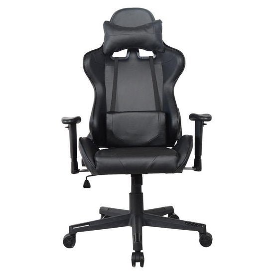Chaise de jeu Thomas - chaise de bureau gaming racing - ergonomique - noir