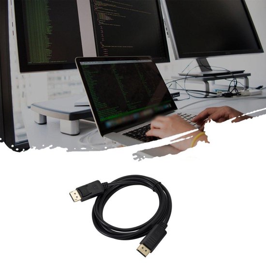 Garpex® Câble DisplayPort vers DisplayPort - 4K Ultra HD - 1,8 mètres