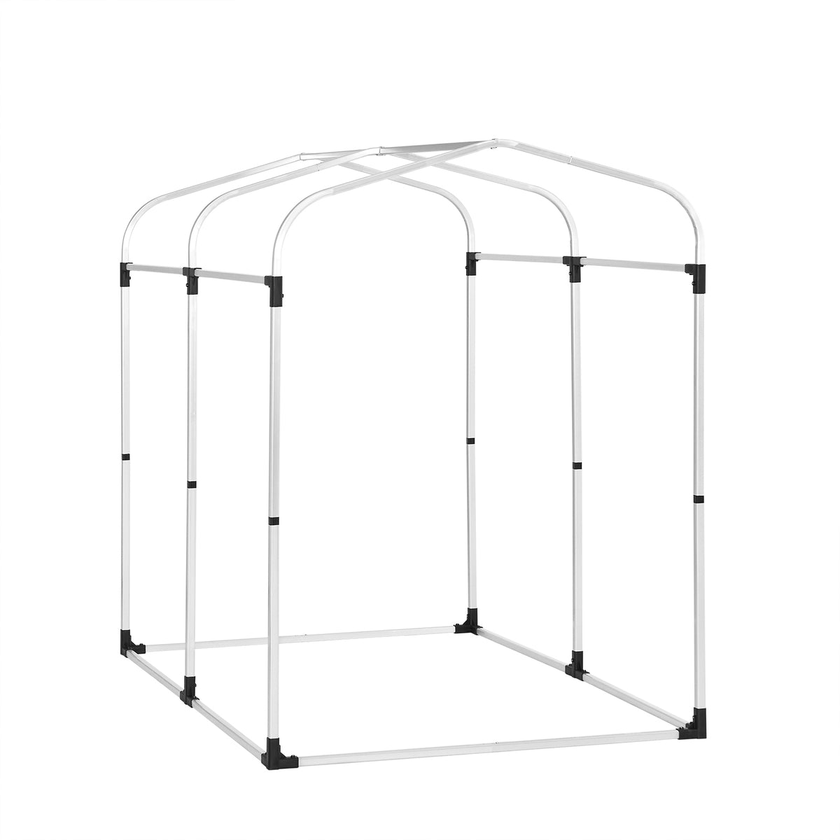 sobuy Abri de jardin extérieur - abri motorisé étanche avec crochets - abri vélo et rangement outils - gris - 120 × 176 × 163 cm