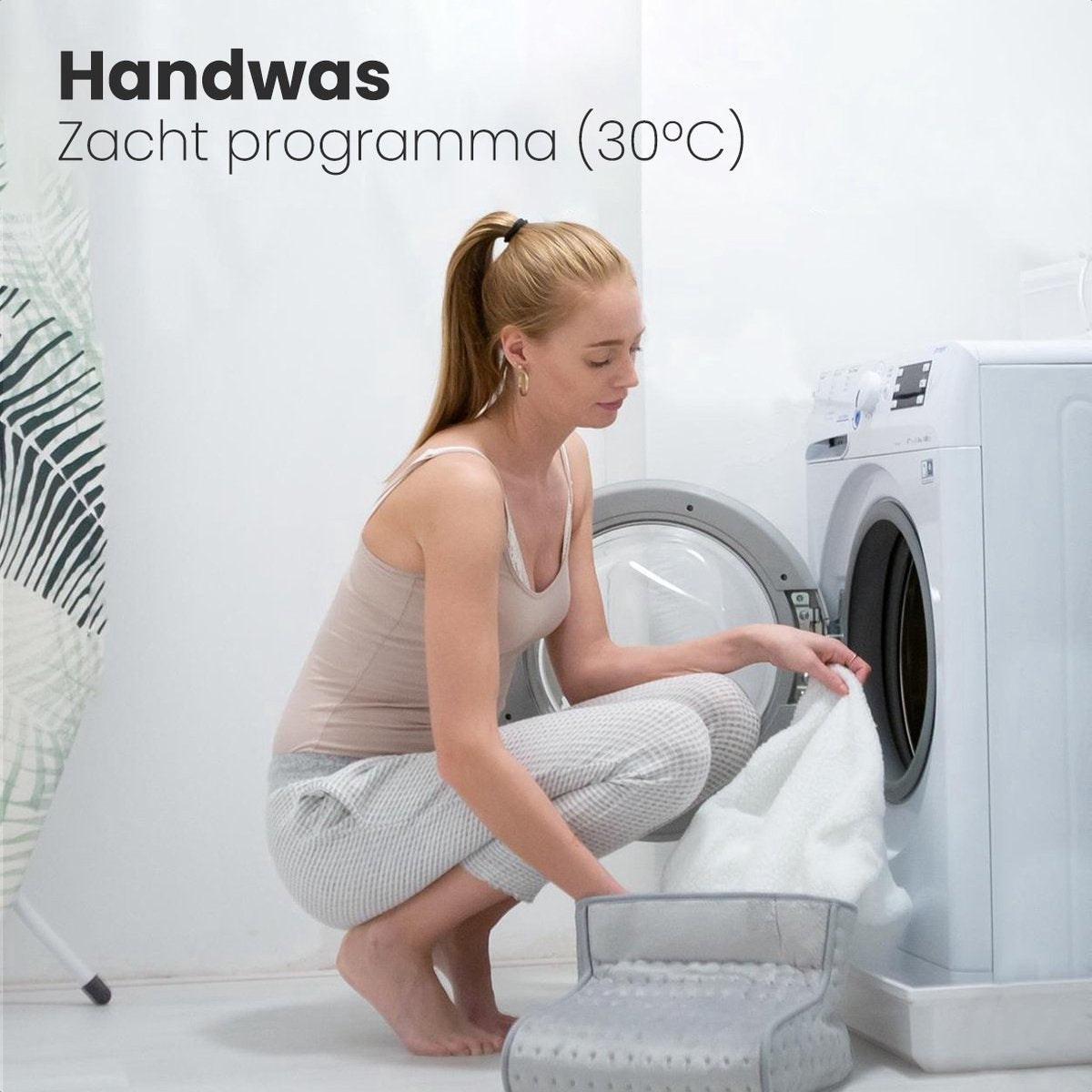 Chauffe-pieds électrique - Auronic - 53°C à 65°C - Avec minuterie et protection contre la surchauffe - 100W - Gris