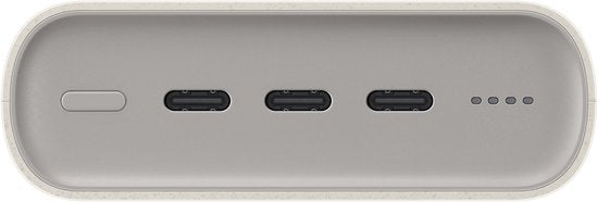 Batterie externe Samsung à charge rapide 45 W - 3 ports USB-C - 20 000 mAh - Beige