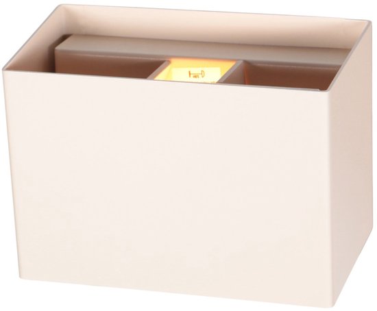 Applique murale Muro 3365CR – couleur crème, design moderne, 13 x 7,5 x 9 cm, Steinhauer, idéale pour les petits espaces et dimmable avec une douille G9