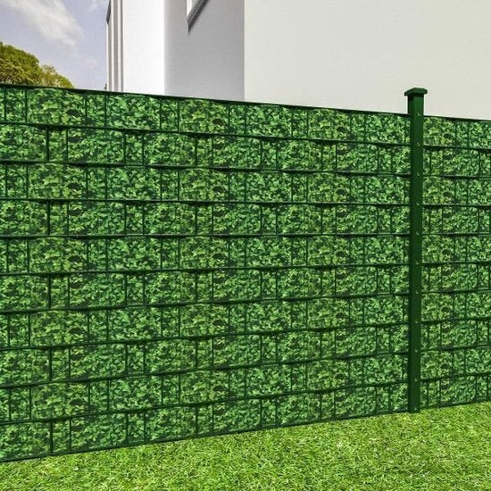 tectake Film d'intimité pour clôture/écran de jardin - 70 mètres - 19 cm de haut - buis - 401882