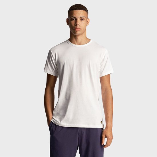 T-shirt d'intérieur Lyle & Scott Basic pour homme (lot de 3) - Taille S