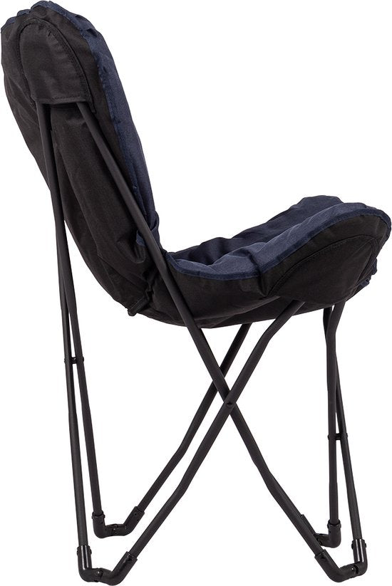 Bo-Camp - Industriel - Chaise papillon - Himrod - Cationic - Bleu