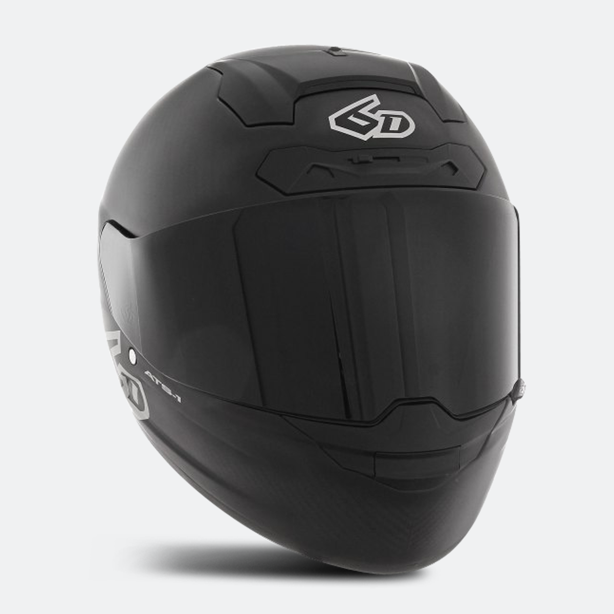 Casque 6D ATS-1R Solid M - Sécurité - Léger - Noir brillant