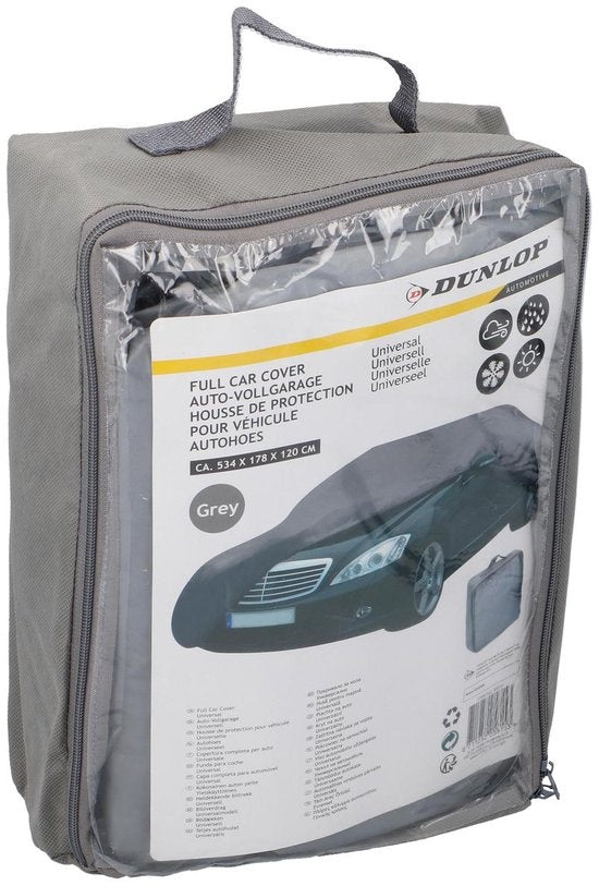 DUNLOP Housse de voiture XL Gris
