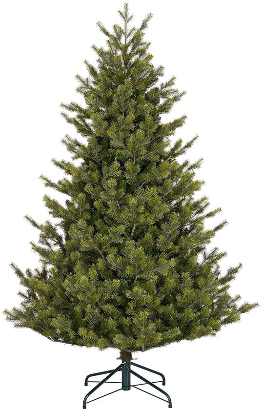 Black Box Trees Clive Sapin de Noël - Sapin artificiel réaliste à la silhouette imposante et 1 840 branches - Décoration de Noël d'intérieur - Chaleureux et réaliste - Facile à monter - H 185 x Ø 130 cm - Vert