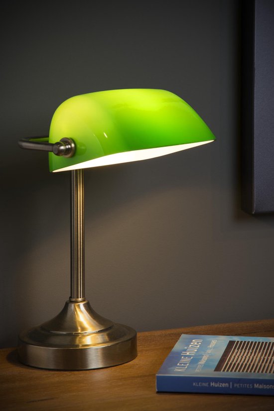Lucide BANKER - Lampe de bureau - 1xE14 - Bronze