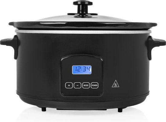 Mijoteuse Tristar 180 W - VS-3920 - 4,5 L - Récipient intérieur en céramique - Noir