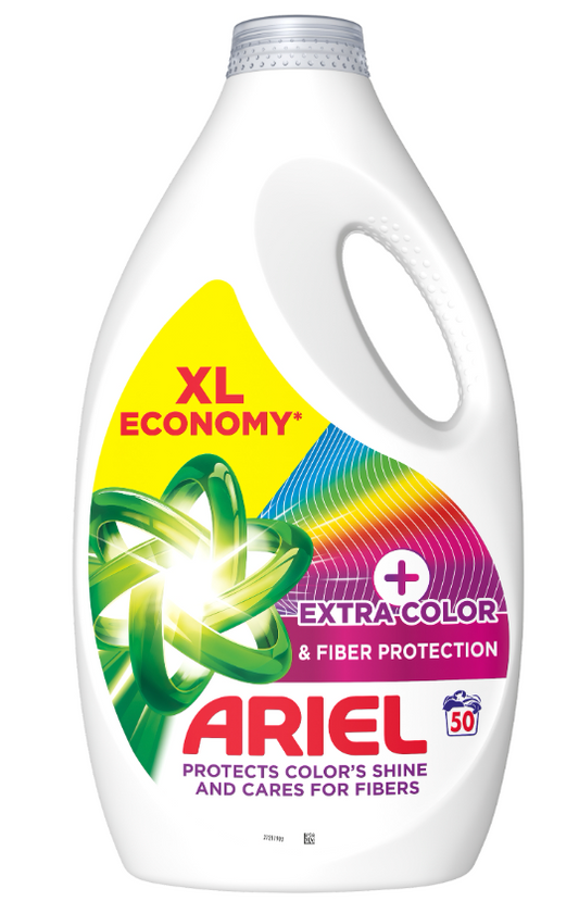 Lessive liquide Ariel + Protection supplémentaire des couleurs et des fibres - 50 lavages