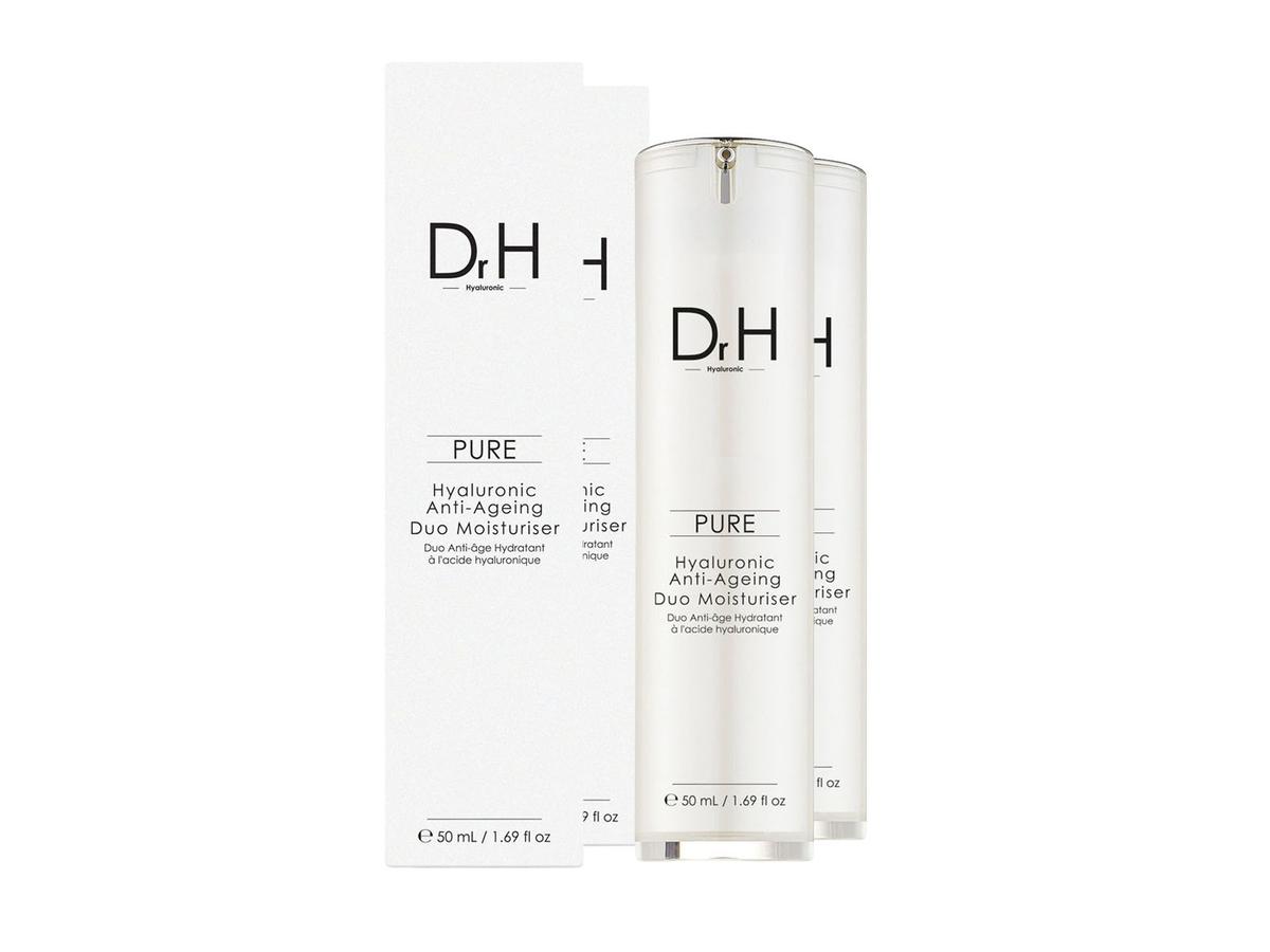 Skin Chemists Dr H Duo anti-âge à l'acide hyaluronique - 2 x 50 ml - Hydratant et rajeunissant