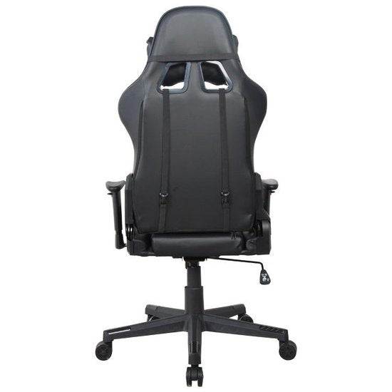 Chaise de jeu Thomas - chaise de bureau gaming racing - ergonomique - noir