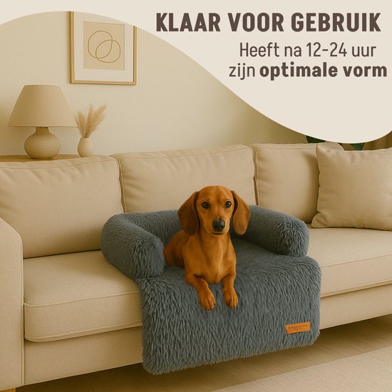By Cee Cee Original Dog Rug Bench - Panier pour chien - Premium - Entièrement dézippable - Gris foncé - 75x90 - Taille S