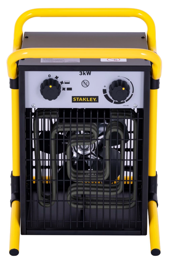 Stanley Workshop heater 3000 W - 45 x 30 x 20 cm - puissant et compact