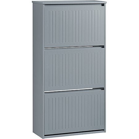 SoBuy - Meuble à chaussures - Gris - 61x26x120 cm