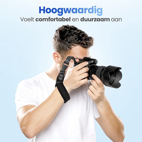 Sangle de poignet pour appareil photo Garpex® - Conception confortable - Sangle de poignet réglable