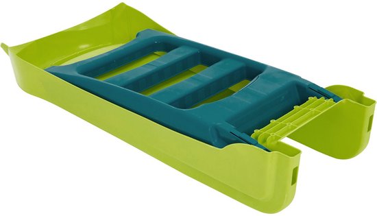 Toboggan Palplay pliant 4ft citron/bleu