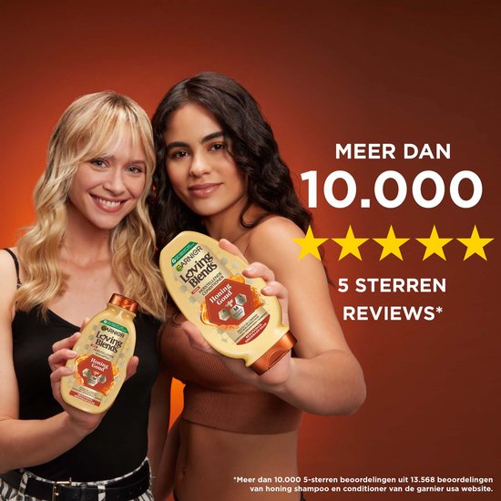 Garnier Loving Blends Miel Doré Après-shampoing réparateur, lot économique - Cheveux abîmés et fragiles - 6 x 250 ml