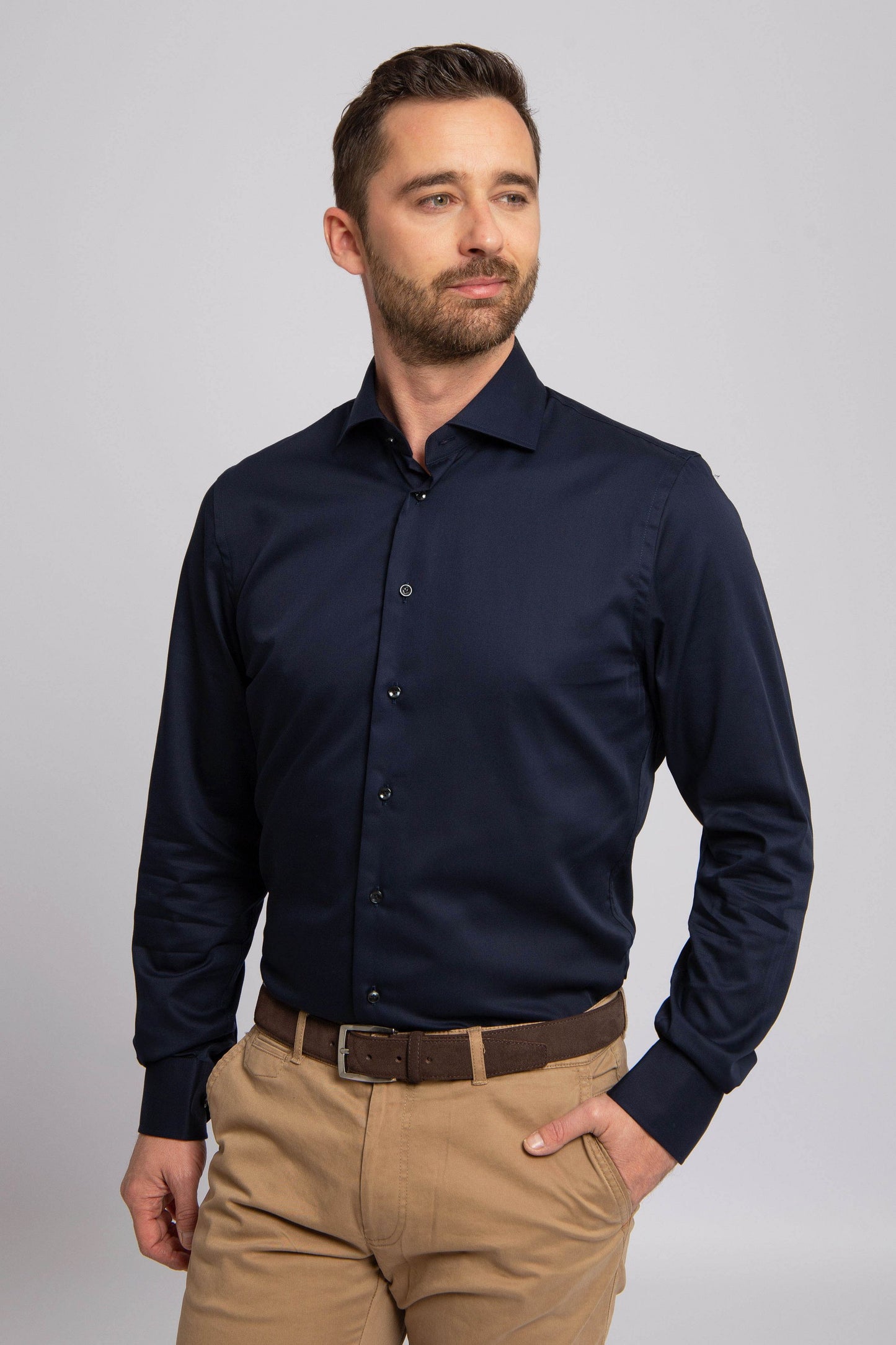 Chemise Navy Cutoway Chemise | Hommes - taille 39