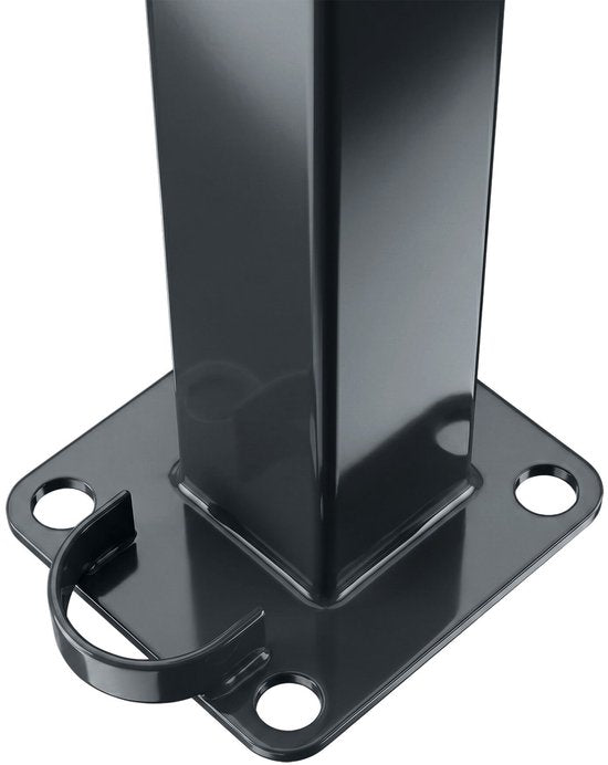 tectake® Pare-vent télescopique avec mécanisme d'enroulement - 300 x 200 cm - Auvent latéral avec armature en aluminium - Pare-soleil - Pare-vue de jardin - Pare-vue noir pour balcon - Pare-vue opaque - Toile de store