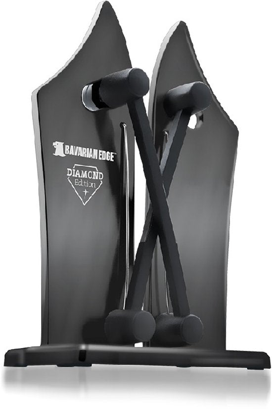 Bavarian Edge Diamond Edition - aiguiseur de couteaux - aiguiseur de couteaux haut de gamme - édition pro avec particules de diamant intégrées - redonne du tranchant à tous les couteaux