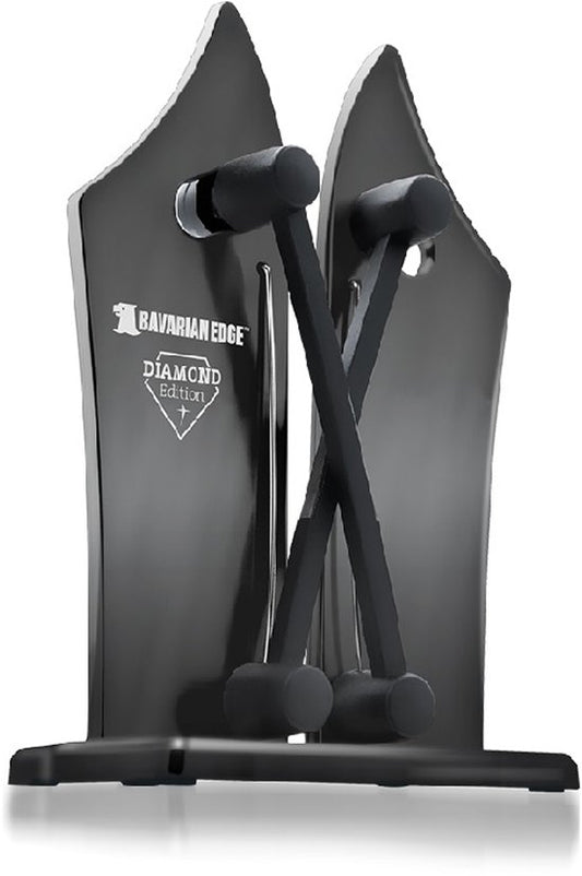 Bavarian Edge Diamond Edition - aiguiseur de couteaux - aiguiseur de couteaux haut de gamme - édition pro avec particules de diamant intégrées - redonne du tranchant à tous les couteaux