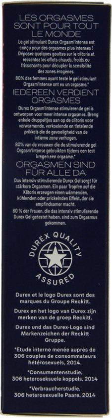 Durex - Intense Orgasm Gel - 10 ml - Gel stimulant, orgasme renforcé
