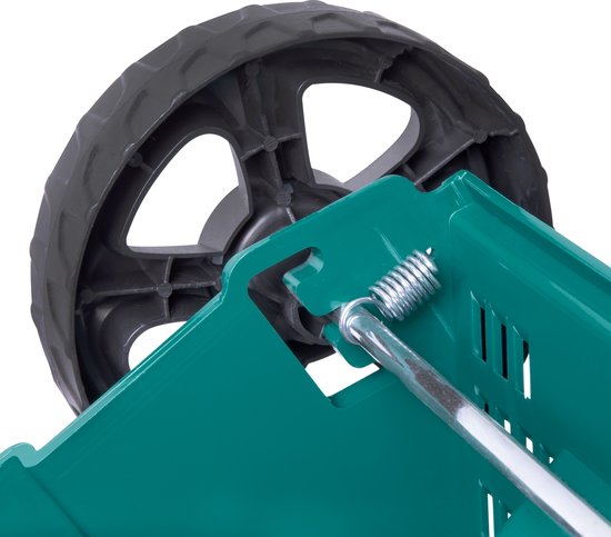 VONROC Tondeuse électrique - 1300W - Largeur de coupe 32cm - Bac de ramassage 30L + indicateur de remplissage - Hauteur de coupe réglable